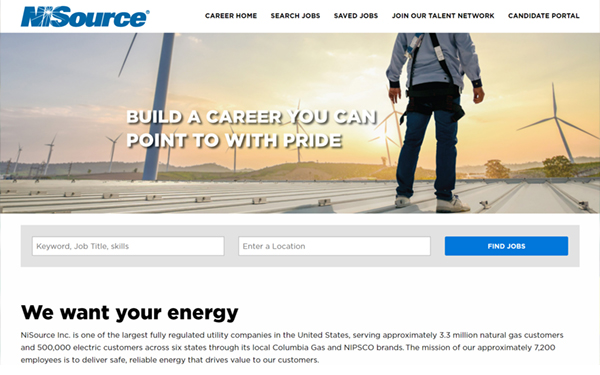 NiSource Launches New Career Website