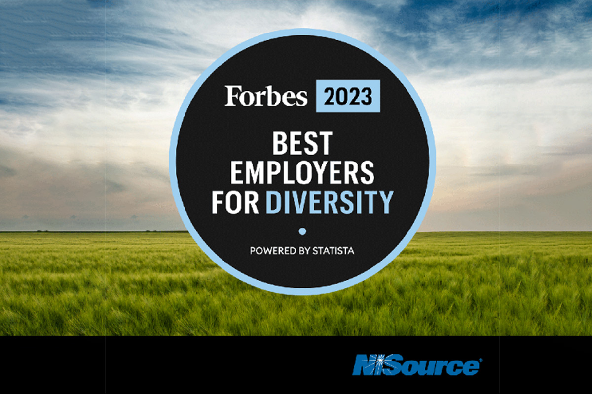NiSource wins Forbes Award as one of the Best Employers for Diversity in 2023