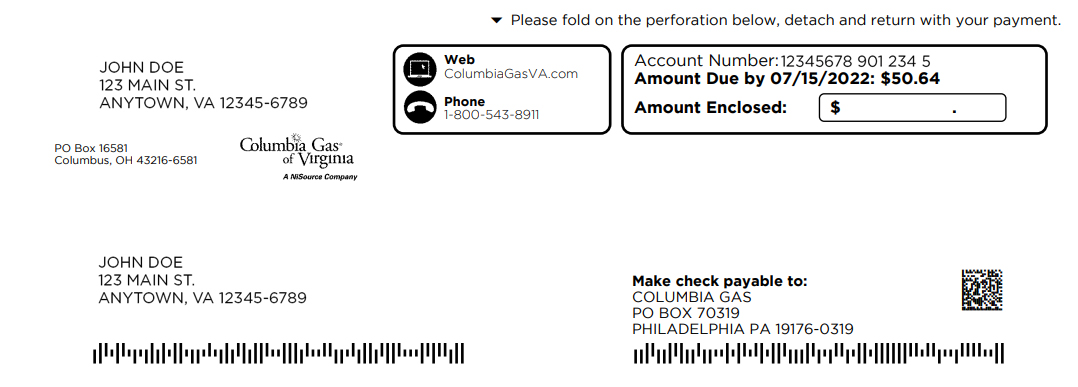 columbia gas login pa