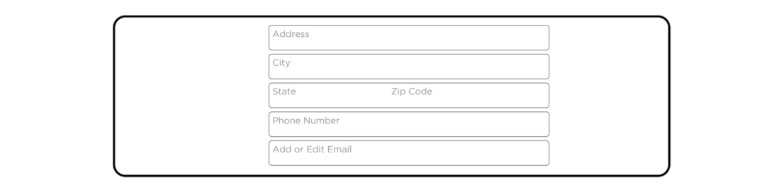 Bill Change Contact Info - Details