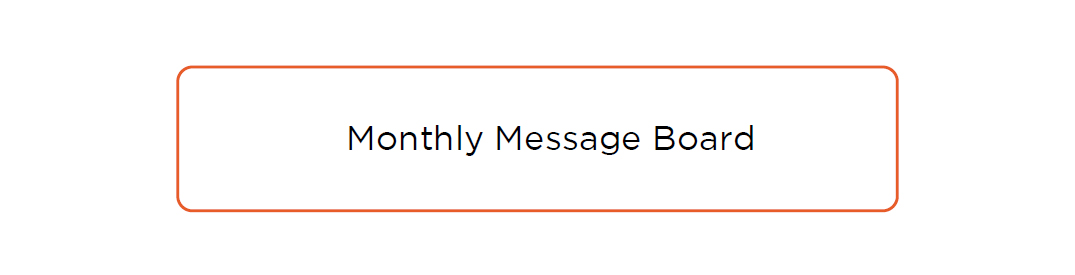 Bill monthly message board - details