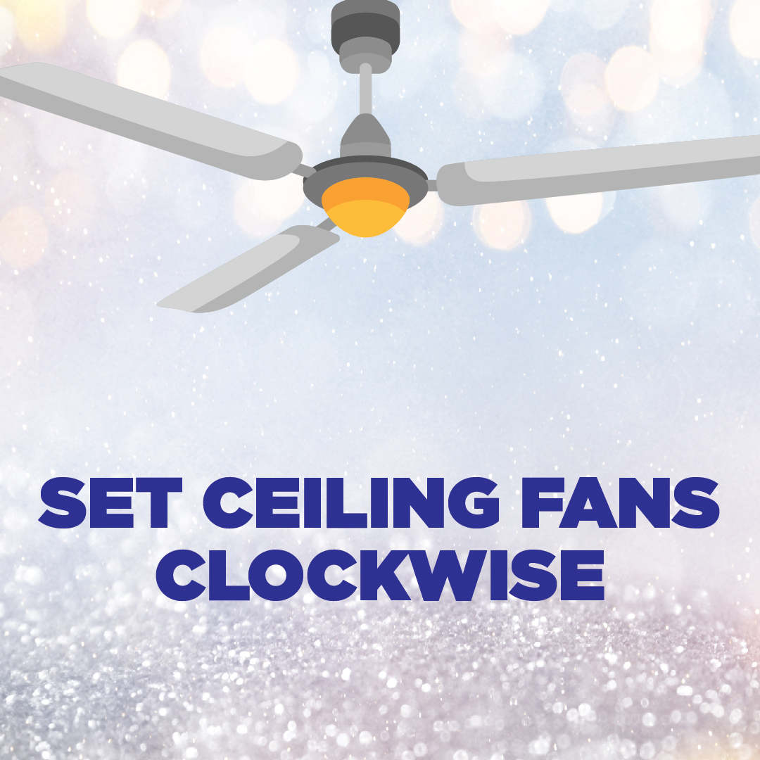Set Ceiling Fans Clockwise