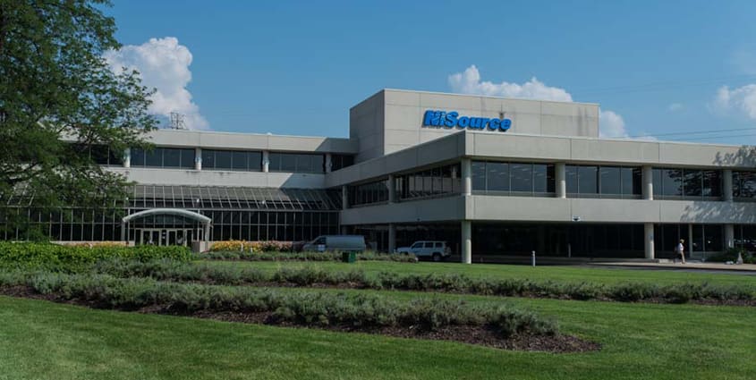 Outside picture of Merrillville headquarters and surrounding landscape