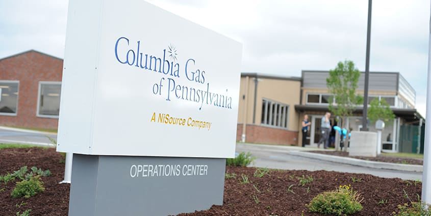 Columbia Gas of Pennsylvania Operations Center building sign outside