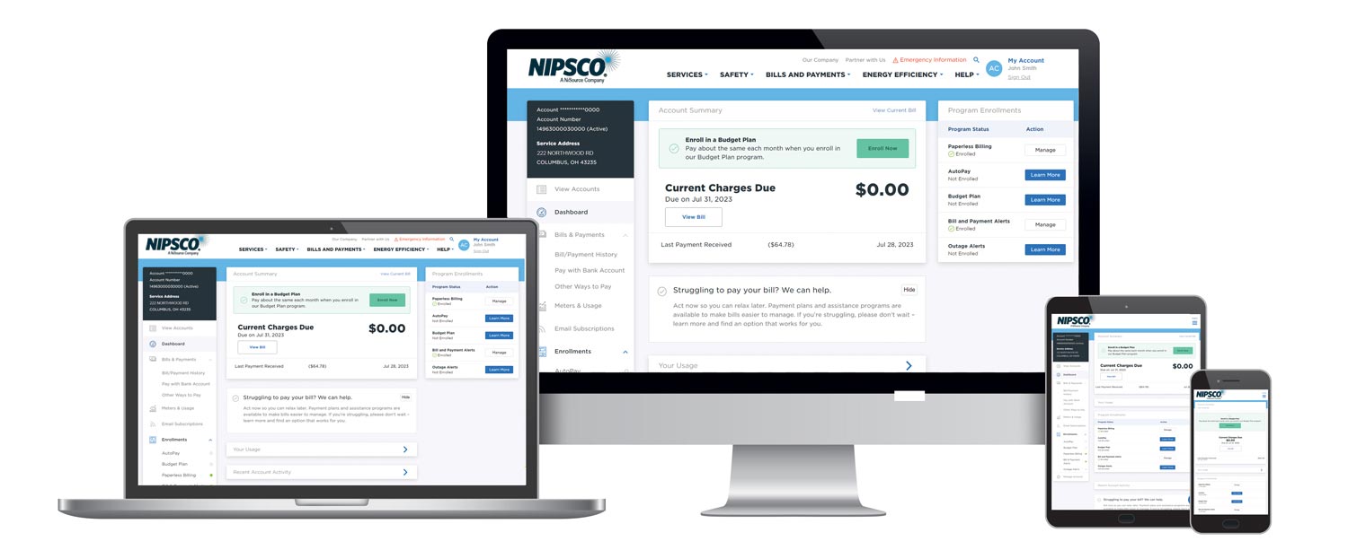 devices-NIPSCO devices with NIPSCO dashboard