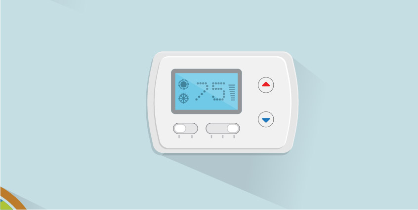 Installing a programmable thermostat can save energy