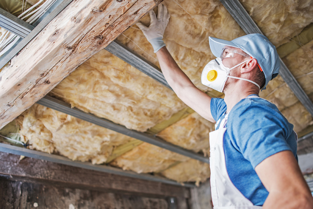 Contractor installed insulation and air sealing