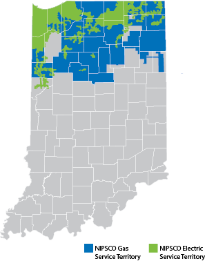 Indiana Service Territory Map