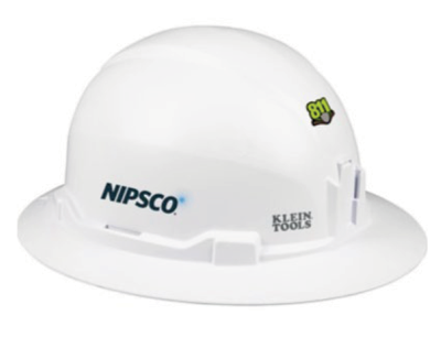 NIPSCO White Hard Hat